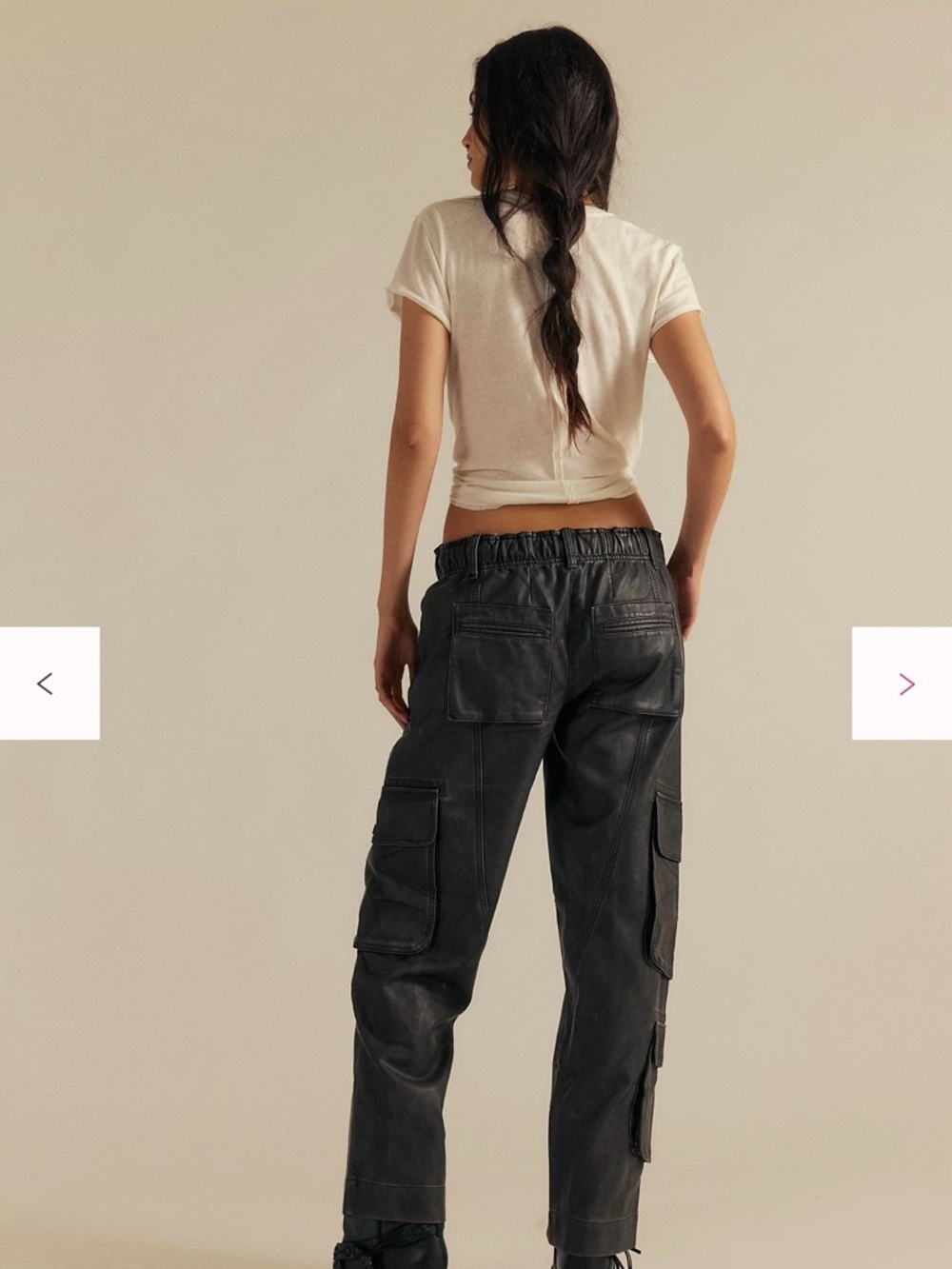 NWOT - We The Free Tahiti Menswear Vegan Leather Pull-On Pants